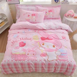 My Melody Bedding Set Single Double King Duvet Cover Quilt Cover