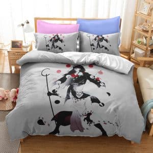 Naruto Kurama Akatsuki Bedding Set Single Double King Duvet Cover Quilt Cover