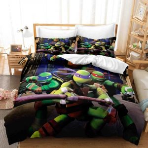 Ninja Turtles Bedding Set Single Double King Duvet Cover Quilt Cover