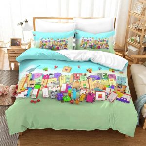 Numberblocks Bedding Set Single Double King Duvet Cover Quilt Cover