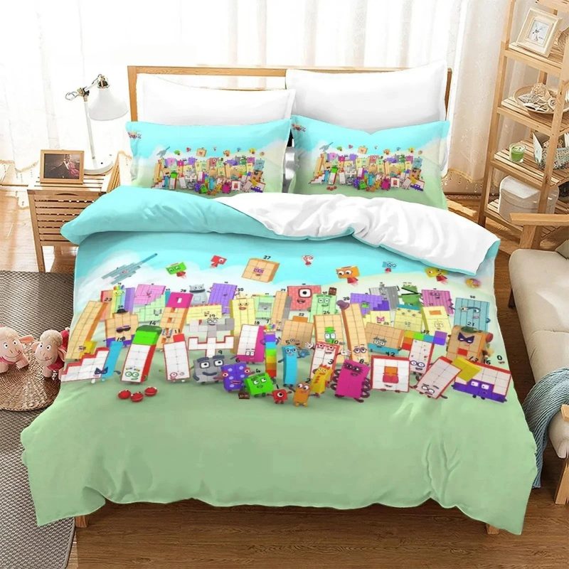 Numberblocks Bedding Set Single Double King Duvet Cover Quilt Cover
