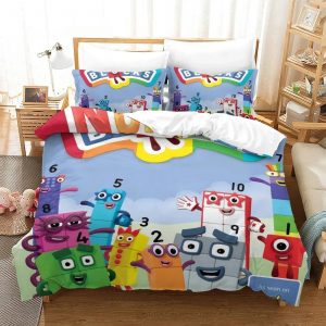 Numberblocks Bedding Set Single Double King Duvet Cover Quilt Cover