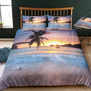Ocean View Bedding Set Single Double King Duvet Cover Quilt Cover