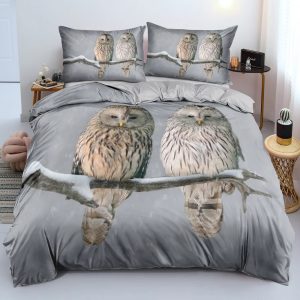 Owl Bedding Set Single Double King Duvet Cover Quilt Cover