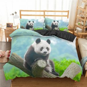 Panda Bear Bedding Set Single Double King Duvet Cover Quilt Cover