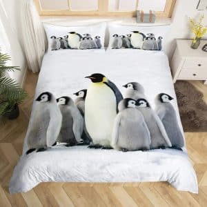 Penguins Bedding Set Single Double King Duvet Cover Quilt Cover
