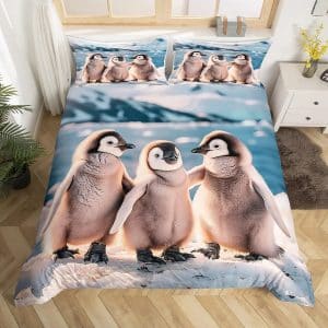 Penguins Bedding Set Single Double King Duvet Cover Quilt Cover