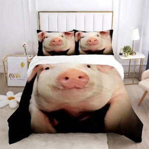 Pig Bedding Set Single Double King Duvet Cover Quilt Cover