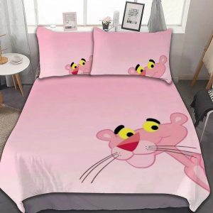 Pink Panther Bedding Set Single Double King Duvet Cover Quilt Cover