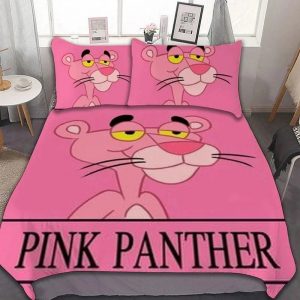 Pink Panther Bedding Set Single Double King Duvet Cover Quilt Cover
