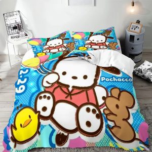 Pochacco Bedding Set Single Double King Duvet Cover Quilt Cover