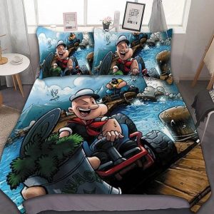 Popeye Bedding Set Single Double King Duvet Cover Quilt Cover