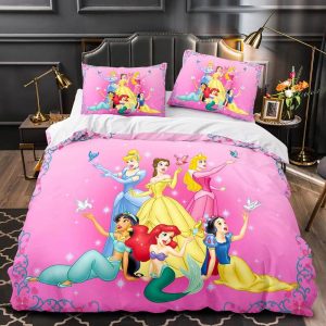 Princess Snow White Bedding Set Single Double King Duvet Cover Quilt Cover