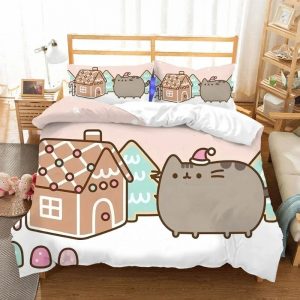 Pusheen Bedding Set Single Double King Duvet Cover Quilt Cover