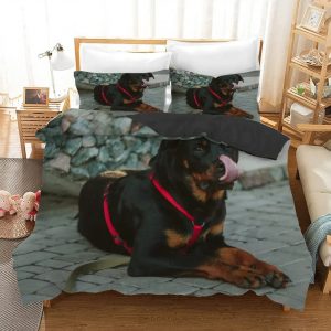 Rottweiler Bedding Set Single Double King Duvet Cover Quilt Cover