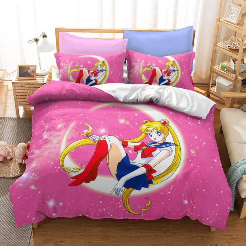 Sailor Moon Bedding Set Single Double King Duvet Cover Quilt Cover