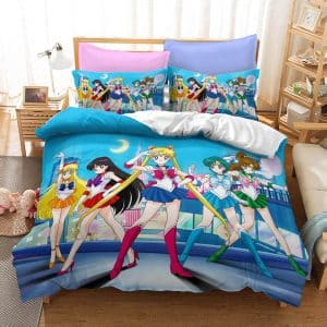 Sailor Moon Bedding Set Single Double King Duvet Cover Quilt Cover