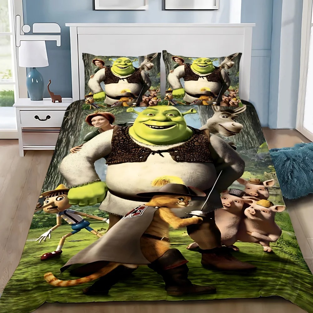 Shrek Bedding Set Single Double King Duvet Cover Quilt Cover