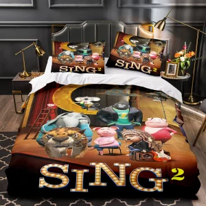 Sing 2 Bedding Set Single Double King Duvet Cover Quilt Cover