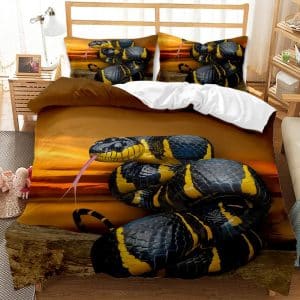 Snake Bedding Set Single Double King Duvet Cover Quilt Cover
