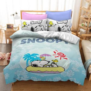 Snoopy Bedding Set Single Double King Duvet Cover Quilt Cover