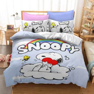 Snoopy Bedding Set Single Double King Duvet Cover Quilt Cover