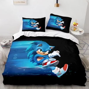 Sonic The Hedgehog Bedding Set Single Double King Duvet Cover Quilt Cover