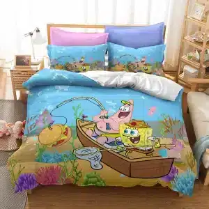 SpongeBob SquarePants Bedding Set Single Double King Duvet Cover Quilt Cover