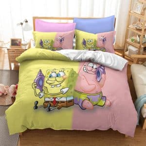 SpongeBob SquarePants Bedding Set Single Double King Duvet Cover Quilt Cover