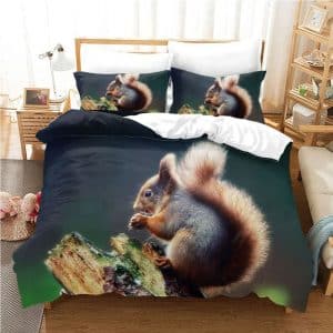Squirrel Bedding Set Single Double King Duvet Cover Quilt Cover