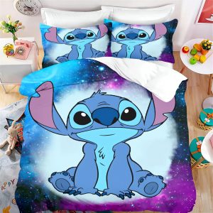 Stitch Bedding Set Single Double King Duvet Cover Quilt Cover #1