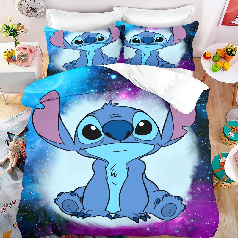 Stitch Bedding Set Single Double King Duvet Cover Quilt Cover #1