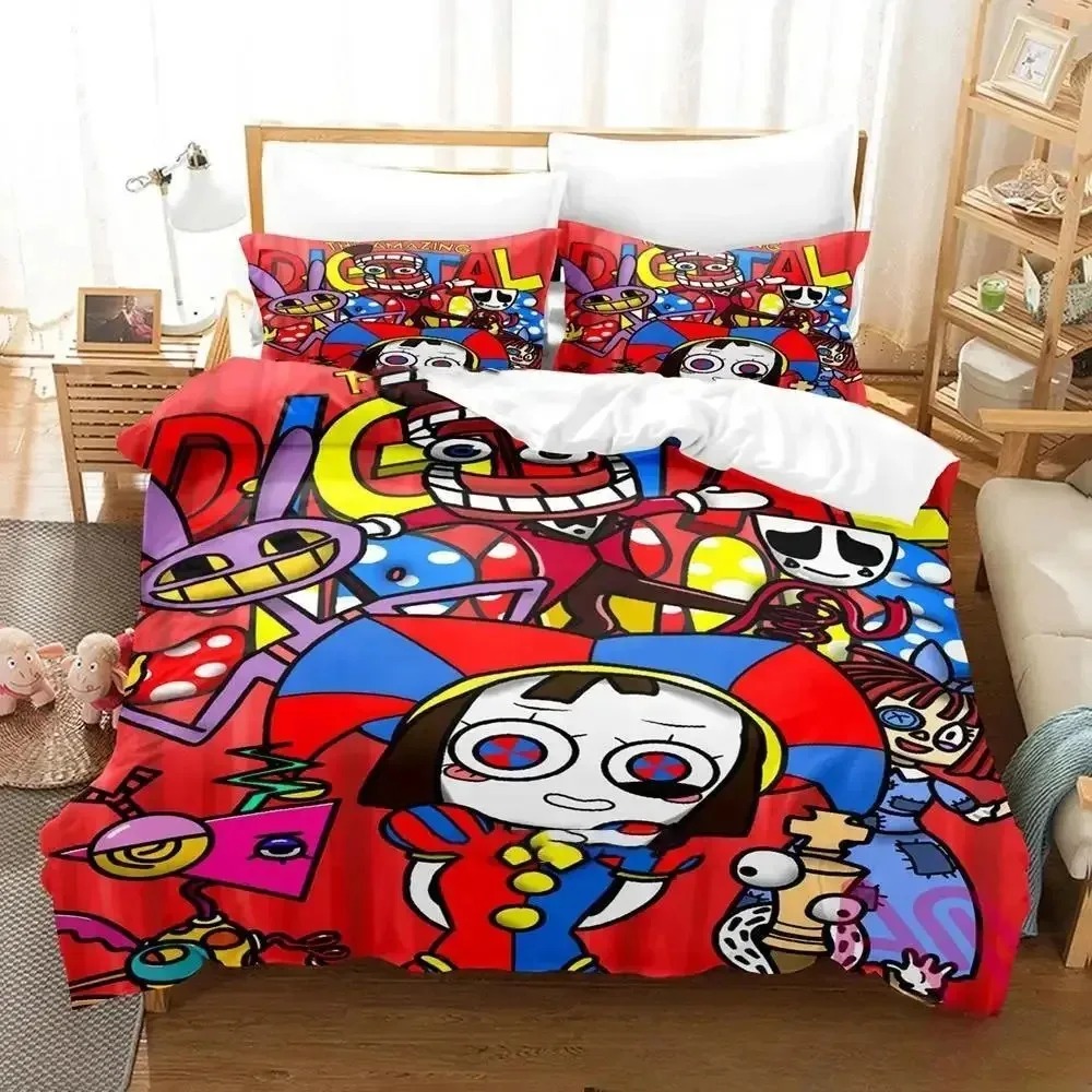 The Amazing Digital Circus Bedding Set Single Double King Duvet Cover Quilt Cover