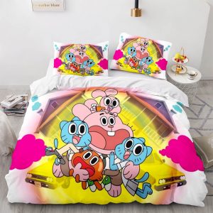 The Amazing World of Gumball Bedding Set Single Double King Duvet Cover Quilt Cover
