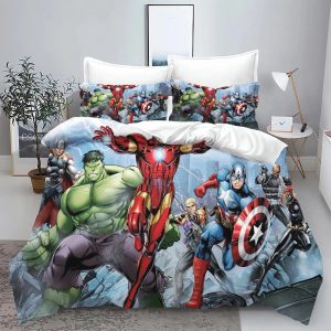 The Avengers Bedding Set Single Double King Duvet Cover Quilt Cover