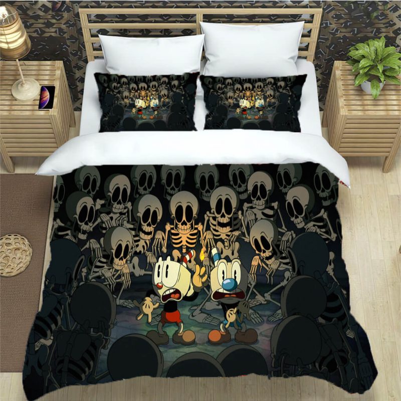 The Cuphead Show Bedding Set Single Double King Duvet Cover Quilt Cover