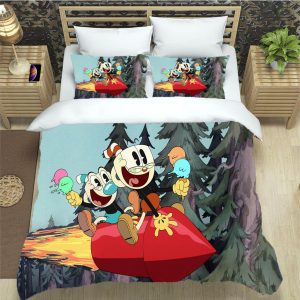 The Cuphead Show Bedding Set Single Double King Duvet Cover Quilt Cover