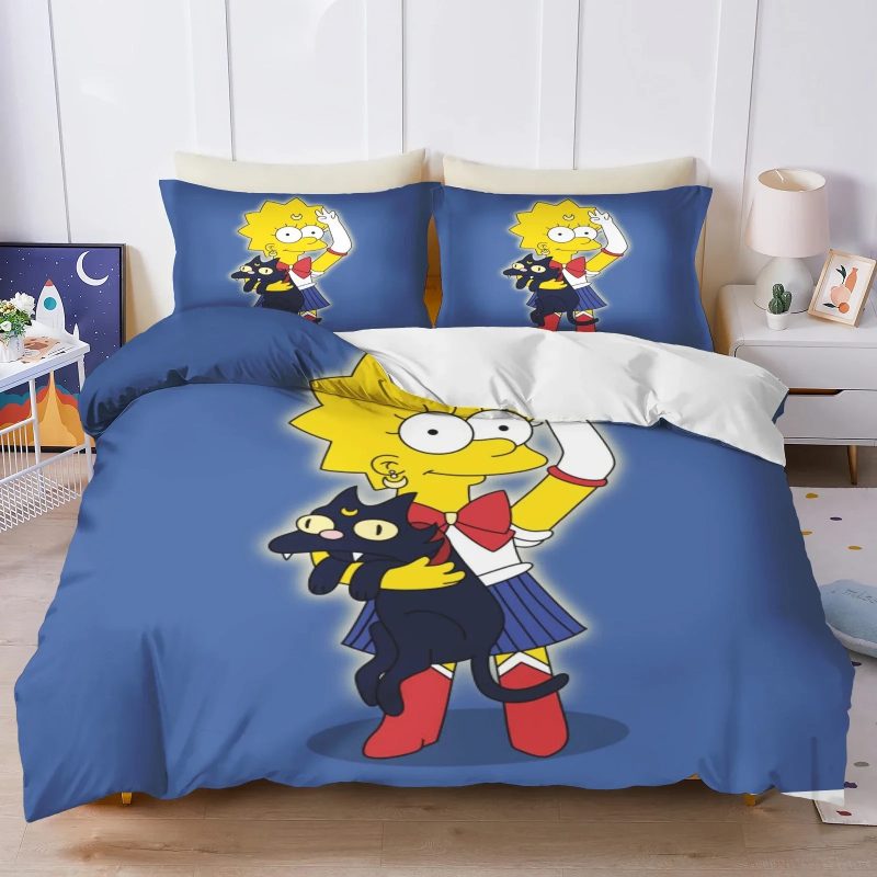 The Simpsons Bedding Set Single Double King Duvet Cover Quilt Cover