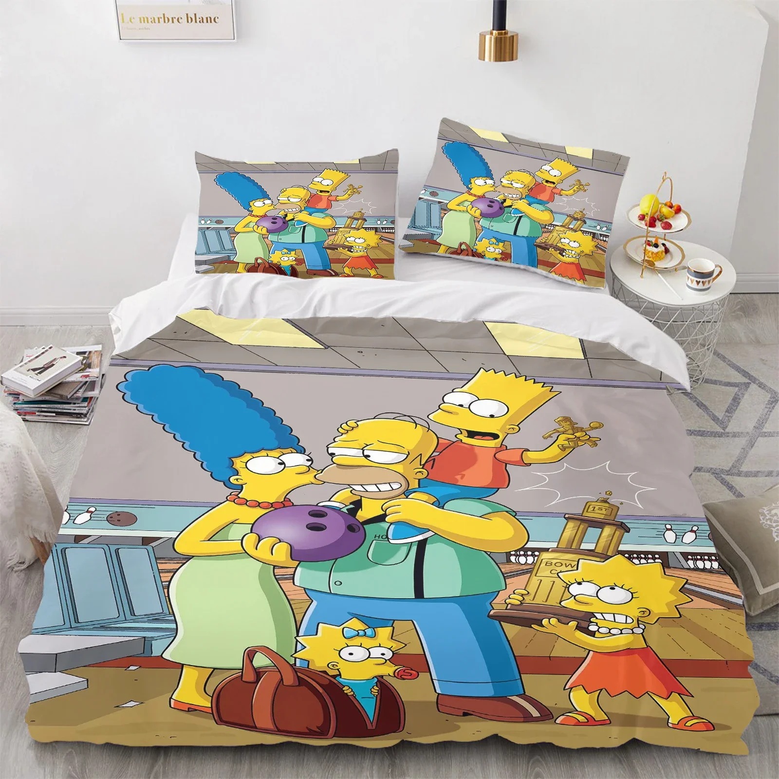 The Simpsons Bedding Set Single Double King Duvet Cover Quilt Cover