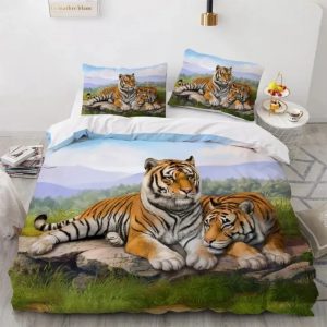 Tiger Bedding Set Single Double King Duvet Cover Quilt Cover