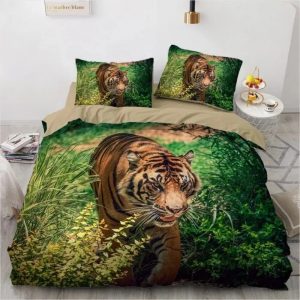Tiger Bedding Set Single Double King Duvet Cover Quilt Cover