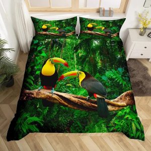 Toucans Bedding Set Single Double King Duvet Cover Quilt Cover
