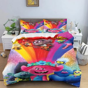 Trolls Bedding Set Single Double King Duvet Cover Quilt Cover