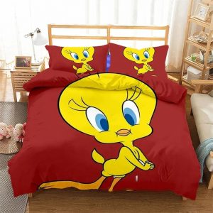 Tweety Bedding Set Single Double King Duvet Cover Quilt Cover