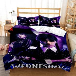 Wednesday Bedding Set Single Double King Duvet Cover Quilt Cover