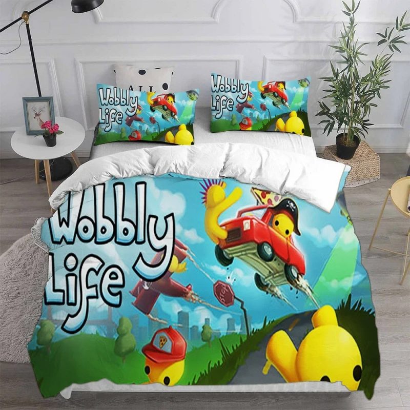 Wobbly Life Bedding Set Single Double King Duvet Cover Quilt Cover