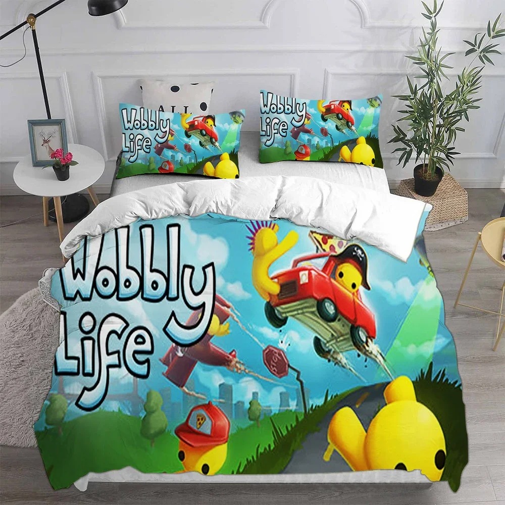 Wobbly Life Bedding Set Single Double King Duvet Cover Quilt Cover