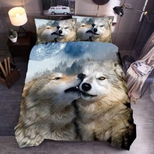 Wolf Bedding Set Single Double King Duvet Cover Quilt Cover