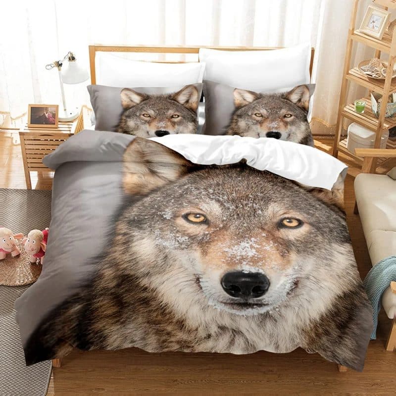 Wolf Bedding Set Single Double King Duvet Cover Quilt Cover