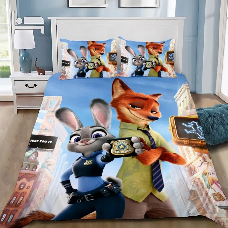 Zootopia Bedding Set Single Double King Duvet Cover Quilt Cover